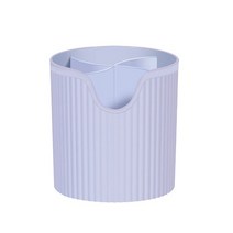 화장품 보관 케이스 메이크업 브러쉬 보관 상자 메이크업 도구 펜 매니큐어 스트라이프 주최자 버킷 메이크업 주최자, 하얀, 하얀