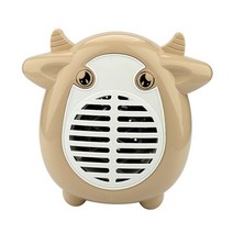 곱창난로대형업소용돈풍기공업용산업용난방기히터귀엽고 창조적인 방 히터 400W 휴대용 소형 난방 책상, 03 다크 카키_01 미국