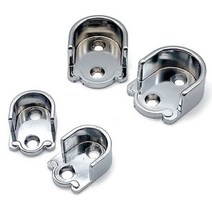 아이베란다 스텐 옷걸이봉 원형 소켓 라운드 브라켓 2개 IV, 25mm(2개1조)