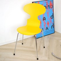 Ant Chair 미드센추리모던 카페 식탁의자, 블루, 1개