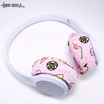 BEATKICKS 수입 피트니스 이어폰 커버 스포츠 무선 블루투스 러닝 이어폰 헤드 장착형 안티 드롭 커버, 아이스크림 미니 사이즈
