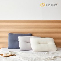 [베네코트]깨끗한 잠 비누베개 메모리폼과 저데니아솜 편한 수면 낮은 쫀득 경추 숙면베개, 딥네이비
