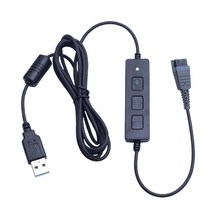 USB 플러그에 대한 Office Qd 커넥터 Qd 케이블용 헤드셋, 1.5미터, ABS 플라스틱, GN-OD 인터페이스