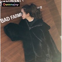 퀸앤조이 솜사탕 박시 기모 후드 맨투맨***판매자 SSK무역***
