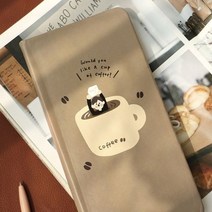 주간 노트북 일정 메모 책 노트북 및 저널 학교 사무실 액세서리, D