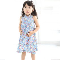 비보비니아 여아용 하늘꽃 원피스 OP001
