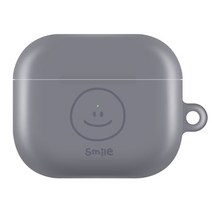 유니온바이닐 에어팟 프로 하드 케이스, 컬러스마일 애쉬그레이, 에어팟프로