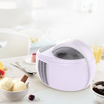 아이스크림만드는기계 젤라또 소프트 메이커 아이스크림 캡슐 기계, 퍼플 용량 1000ML, 단일사이즈