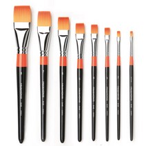 화홍 구성붓 948 1호 ~ 8호 단품 납작붓 디자인붓, 948 8호