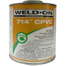 IPS WELD.ON 714 CPVC 용해성 접착제 (회색) 473ml, 단품