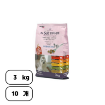 더독 닥터소프트 애견용 소프트사료, 10개, 3kg, 양