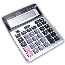 태양열 전자계산기 DM-1200V, 혼합색상, 2개