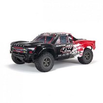 ARRMA SENTON 고속 전기 원격 제어 RC 자동차 단거리 트럭 오프로드 모델 차량 3S 1/10, 빨간
