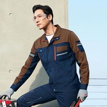 티뷰크 춘추 작업복 정비복 상의 네이비 TB-1007J