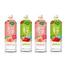웅진 자연은 요거 복숭아(6펫)와 사과(6펫) 1.5L 무료, 단품, 단품