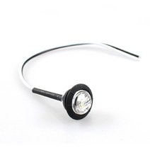 10Pcs 트럭 사이드 마커 조명 12V 24V LED 트레일러 조명 작은 라운드 자동차 실행 조명 오토바이 캠핑 클, 04 White