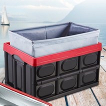 다용도 리빙박스 보냉방수팩 55L 수납 정리함 접이식 폴딩박스 옷장 수납함 옷 정리 서랍 팬트리 가방 플라스틱, 03.보냉방수팩 55L_그레이