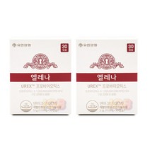 유렉스 유산균 엘레나 질유산균 여성유산균 질건강 urex 프로바이오틱스 멀티 유산균, 2set, 30캡슐 1통
