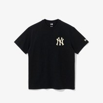 뉴에라 뉴에라 MLB 헤비 코튼 뉴욕 양키스 반팔 티셔츠 블랙_K 13086578