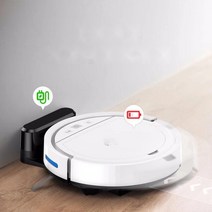 자동충전 도킹 로봇 진공 청소기 스마트 집진 낙상방지 센서, 블랙 WIFI + 충전