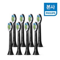 N포인트 3% 적립필립스 실속형 8개입 옵티멀 화이트 칫솔모 블랙 HX6068/96 116813