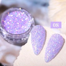 반사 어두운 플래시 Holographics 네일 파우더 반짝이 Glitters 아트 먼지 장식 크롬 안료 DIY 액세서리, 한개옵션1, 33 36