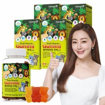 네추럴라이즈 꾸미 멀티비타민 구미젤리 60개 4병 종합비타민, 단품, 단품
