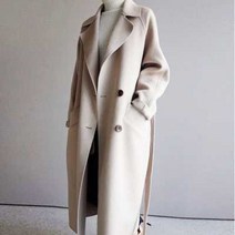 꽃소담 Winter Coat ZYZC4011 대외 무역 원단 가위 상가 전문점 철수 단호 여성복 양면 모직 코트 여성 중 롱 가을 겨울 옷 모직