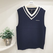 에꼴리에 모다 오산동탄 유니 자수 포인트 니트 조끼22A5001
