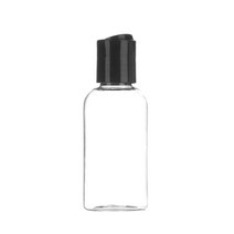 허브스프레이 프레스캡 플라스틱용기 30ml~500ml, 투명용기 검은색캡, 50ml(타원형), 1개