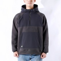 아르꼬 남성용 아노락 후드 쉐르파 양털 히트업 기모 플리스 티셔츠