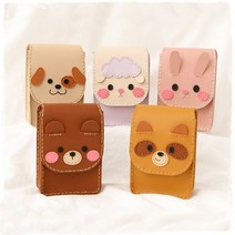 민화샵 가죽가방 만들기 크로스백 DIY 가방꾸미기 공예키트 손바느질DIY 핸드메이드 만들기취미 핸드폰가방 휴대가방 가죽크로스백만들기 동물 가방패키지, 가죽크로스백만들기-강아지