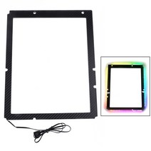 데스크탑 케이스 a-rgb 마더 보드 조명 패드 5v 3pin pc frameatx matx itx mobo 장식 아크릴 패널 dropship, 29x23.3cm