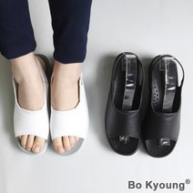국산 여성용 편안한 간호화 샌들 슬리퍼 실내화 굽4