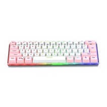 게이밍 키보드 rgb usb 61 키 유선 휴대용 pc 컴퓨터 멀티미디어가있는 사무실 데스크탑 용 미니 게임, CHINA, A, A