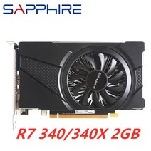 그래픽카드 CPU 데스크탑 SAPPHIRE R7 340X 2GB AMD GPU GTX 비디오 카드 GDDR5 PC 3060 RTX 6 GB 게임용 그래픽 태블릿 용