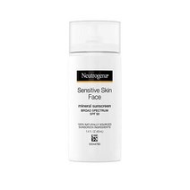 뉴트로지나 센서티브 스킨 리퀴드 미네랄 선스크린 SPF 50 논코메도제닉