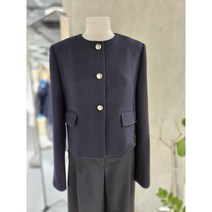 [ZOOC] 쓰리버튼 노카라 자켓 (Z241MSF012)