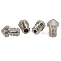 V6 도금 내마모성 황동 노즐 Olsson 블록 Ultimaker 2 + 확장 V6 Hotend Prusa i3 MK3 3D 프린터 용 4 개, 3.0mm or 2.85mm