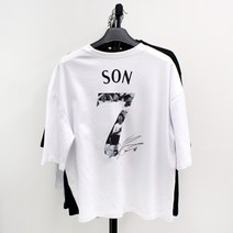 와우박스 토트넘 손흥민 오버핏 남자 반팔 축구 티셔츠