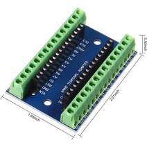 Arduino Nano 3.0 Atmega328 컨트롤러 호환 보드 모듈 PCB 개발 USB 없음, 12 Expansion board 1