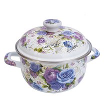 법랑냄비 가스 주철 스튜 에나멜 가정용 장비, 24cm 냄비 4.5L