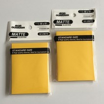 100PCS 매트 보드 게임 카드 프로텍터 Mtg 포켓몬 유희왕 카드 슬리브 포토 카드 슬리브 타로: 66x91mm, 노란색