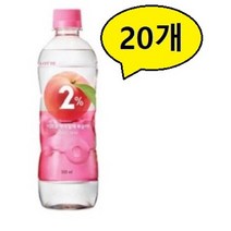 롯데칠성음료 2% 부족할때 복숭아맛, 20개