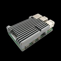 라즈베리파이 아두이노 피코 카메라 모듈 키트 라즈베리 파이 4b 냉각 쉘 금속 4세대 파이4 마더보드 알루미, 6. 그레이 팬리스