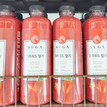 수가 착즙주스 딸기 880ml, 아이스박스포장