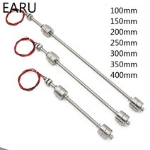 스테인레스 스틸 플로트 스위치 탱크 액체 수위 센서 더블 볼 플로트 스위치 탱크 풀 유량 센서 10w 50w 제어 펌프, 100mm