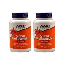 NOW Foods 나우푸드 시트러스 바이오플라보노이드 700mg 100정 2통 NOW Citrus Bioflavonoids 100Caps 2pack, 2개, 2개 배송