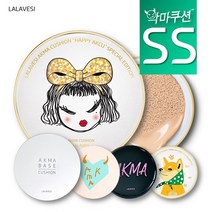 [라라베시 공식몰] 악마쿠션 뽀송커버 SS타입, 리필(1+1), 옐로우21호