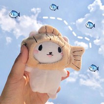 귀여운 고양이 붕어빵 캐릭터 인형 가방장식 가방고리 키링